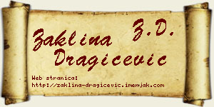 Žaklina Dragičević vizit kartica